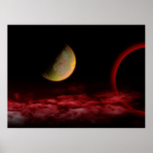 Affiches Univers rouge