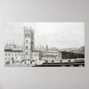 Affiches Université de Magdalen, Oxford au XVIIème siècle