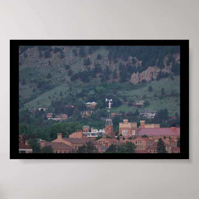 Affiches Université du Colorado à Boulder (Devant)