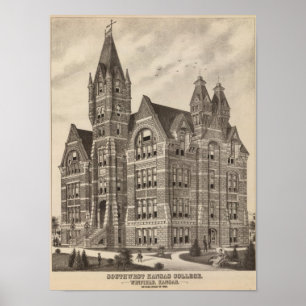 Affiches Université occidentale du sud du Kansas, Winfield,