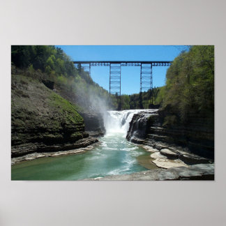 Affiches Upper Falls à Letchworth