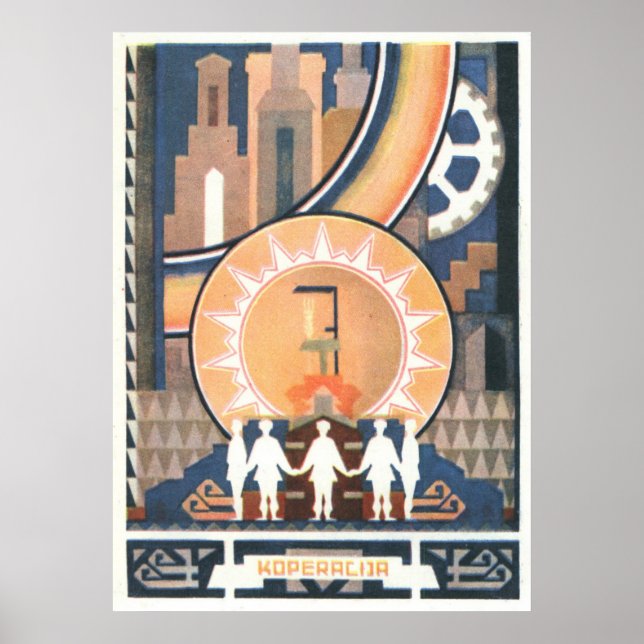 Affiches URSS CCCP Guerre froide Union soviétique Propagati (Devant)