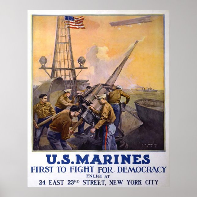 Affiches US Marines (Devant)
