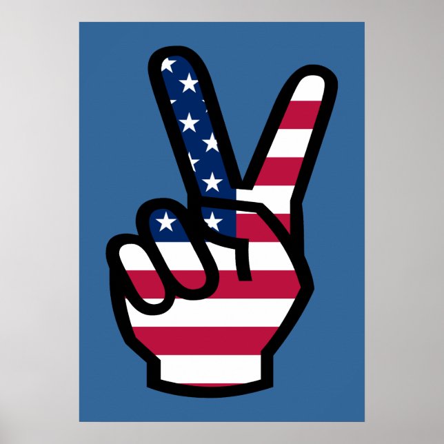 Affiches US Victory Sign (Devant)