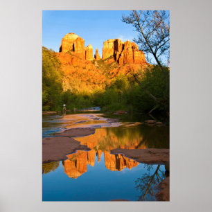 Affiches USA, Arizona. Le Rocher De La Cathédrale Au Couch