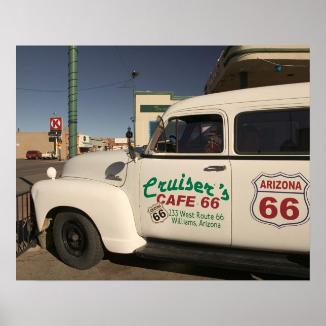 Affiches USA, Arizona, Williams : Cruisers Cafe 66 Old (Devant)