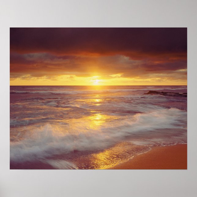 Affiches USA, California, San Diego. Sunset Cliffs beach (Devant)