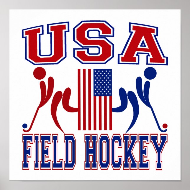 Affiches USA Field Hockey (Devant)