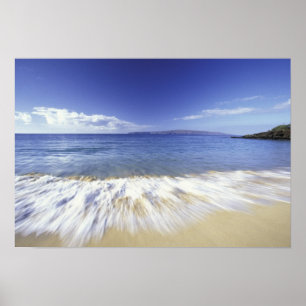 Affiches USA, Hawaï, Maui, Surf à Makena