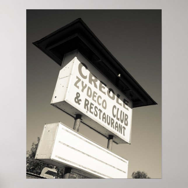 Affiches USA, Louisiana, Henderson. Creole Zydeco Music (Devant)