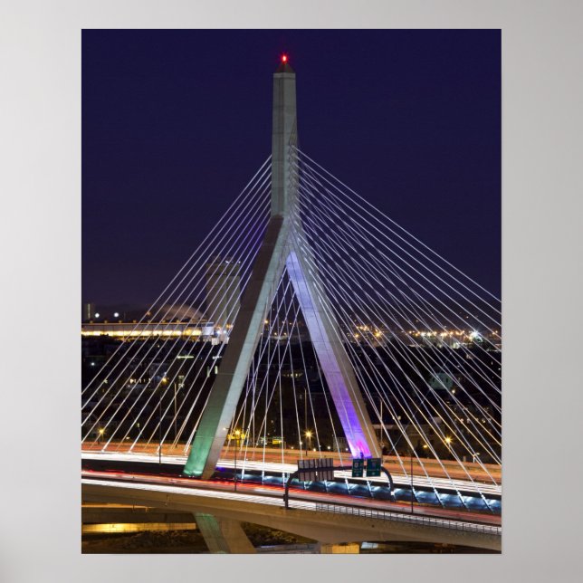 Affiches USA, Massachusetts, Boston. Leonard Zakim (Devant)