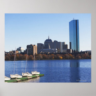 Affiches USA, Massachusetts, Boston skyline