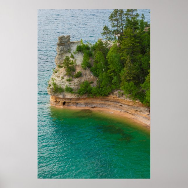 Affiches USA, Michigan. Formation de Miner's Castle Rock (Devant)