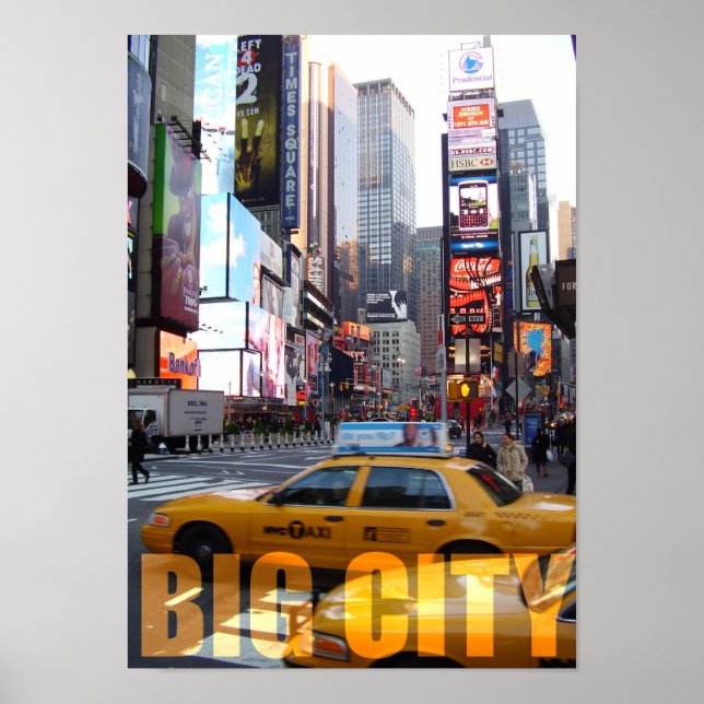 Affiches USA New York Big City Lifestyle Taxi (Devant)