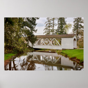 Affiches USA, Oregon, Scio, pont Hannah