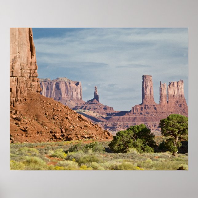 Affiches USA, Utah, Monument Valley Navajo Tribal Park. (Devant)