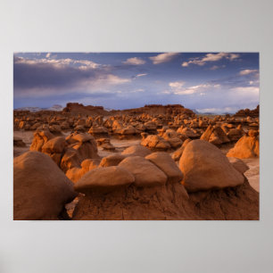 Affiches USA ; Utah. Vue du parc d'état de Goblin Valley à