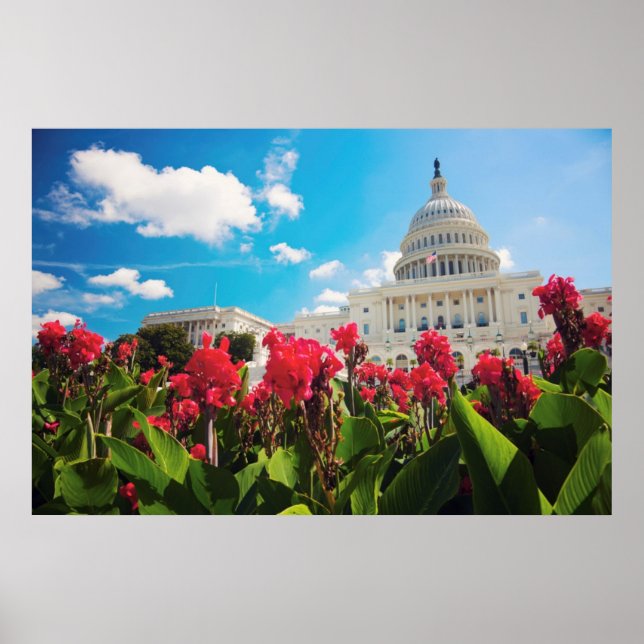 Affiches USA, Washington DC, Capitol Building (Devant)