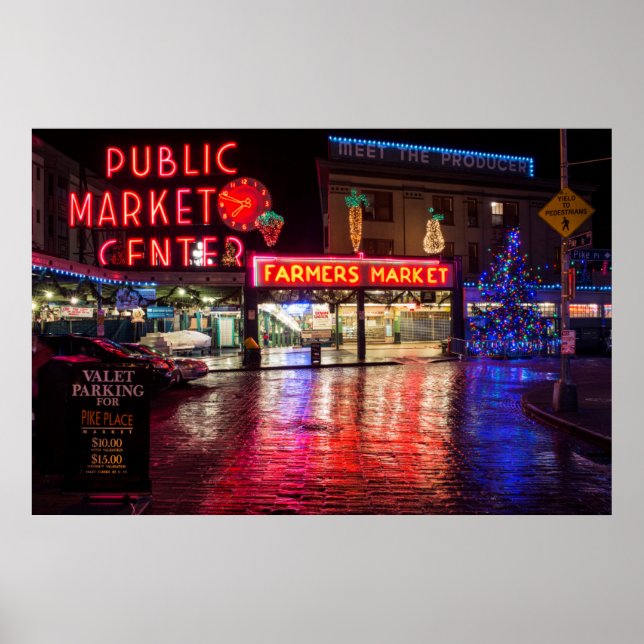 Affiches USA, Washington, Seattle, Pike Place Market (Devant)