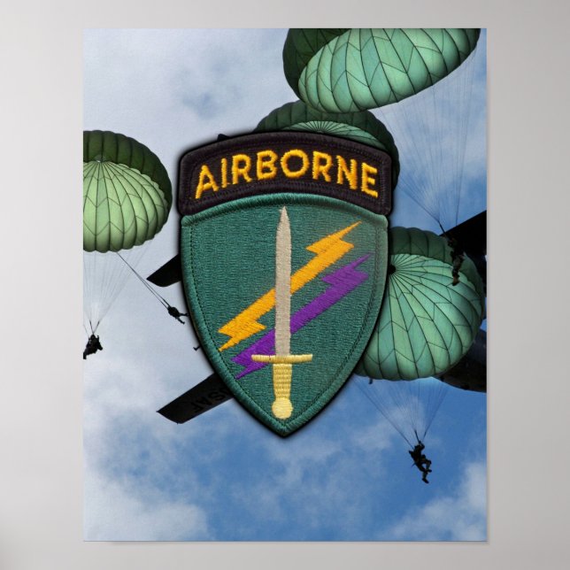 Affiches USACAPOC Opérations spéciales Affaires civiles Imp (Devant)