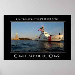 AFFICHES USCGC BAINBRIDGE ISLAND
