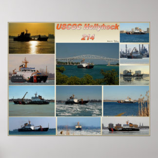 Affiches USCGC Cutter Hollyhock WLB-214