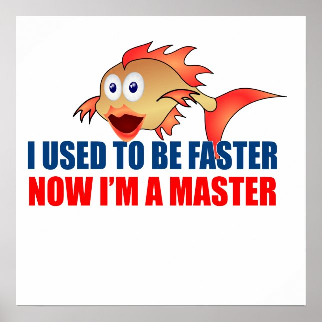 Affiches Used to be Faster (Devant)