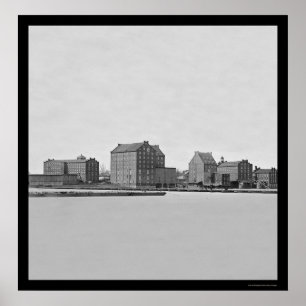 Affiches Usines sur James River à Richmond, VA 1865