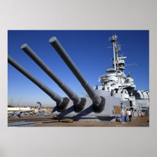 Affiches USS Alabama Cuirassé à la mémoire de Battleship 2