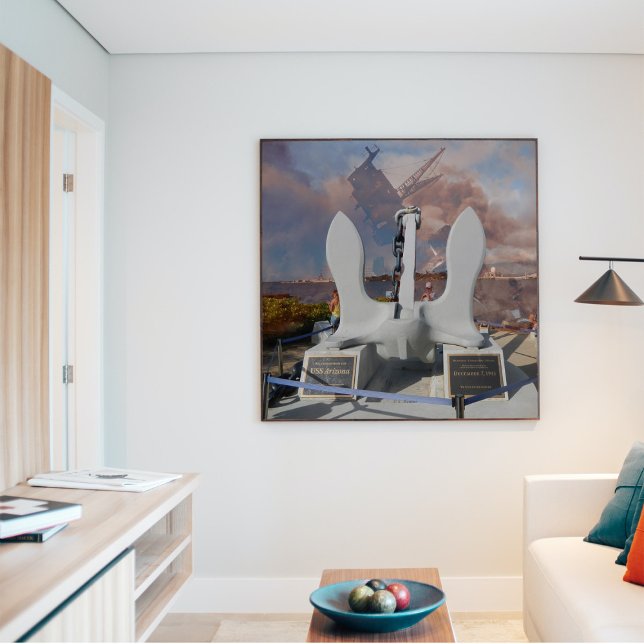 Affiches USS Arizona Ancre et navire à Pearl Harbour (Créateur téléchargé)