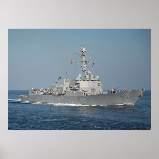 Affiches USS Gridley (DDG 101) (Devant)