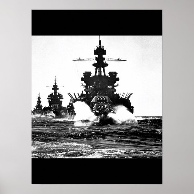 Affiches USS PENNSYLVANIA and battleship of_War Image (Devant)