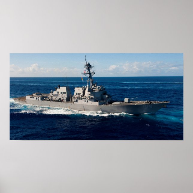 Affiches USS Wayne E. Meyer (DDG 108) (Devant)