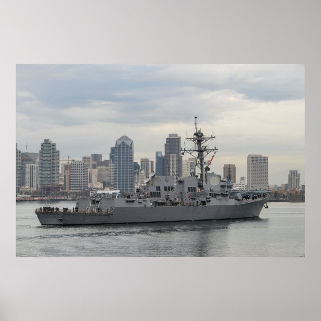 Affiches USS William P. Lawrence (DDG 110) (Devant)