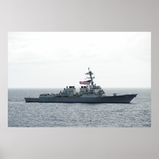 Affiches USS Winston S. Churchill (DDG 81) (Devant)