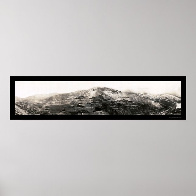 Affiches Utah Copper Mining Photo 1909 (Devant)