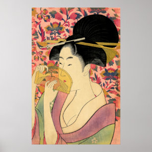 Affiches Utamaro : Kushi (comb).