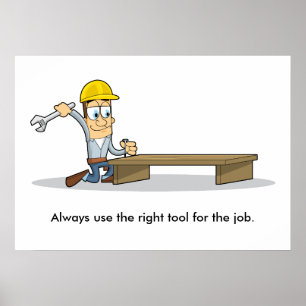 Affiches Utilisation des outils à main 001