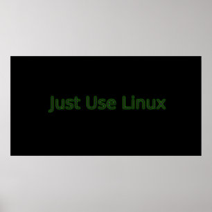 Affiches Utilisez Linux Faites Une Déclaration !