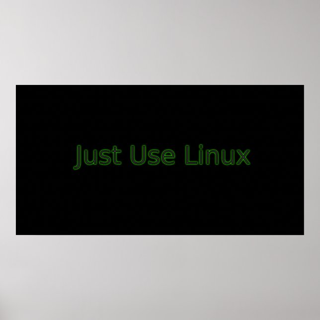 Affiches Utilisez Linux Faites Une Déclaration ! (Devant)