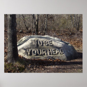 Affiches Utilisez votre tête Babson Boulder