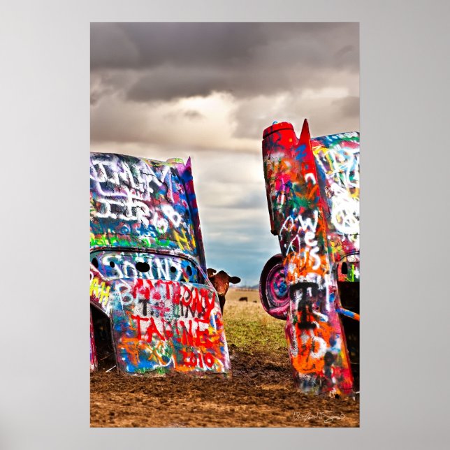 Affiches Vaches en pente (Devant)