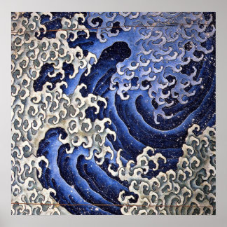 Affiches Vague Masculine, Hokusai