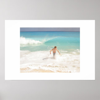 Affiches Vagues de Cancun