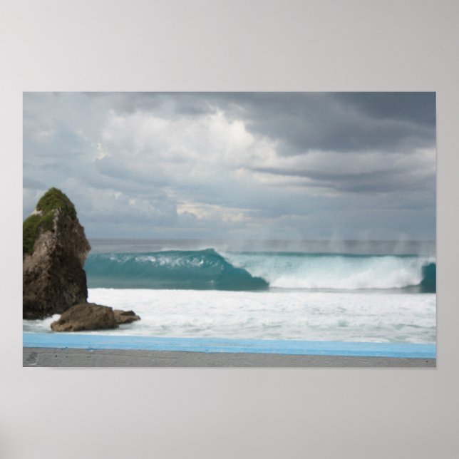 Affiches Vagues de tempête (Devant)