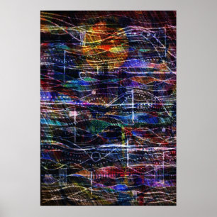 Affiches Vagues et particules