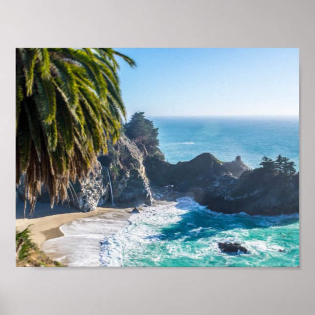 Affiches Vagues sur la plage (Devant)