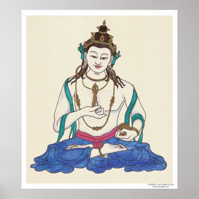 Affiches Vajrasattva (Devant)