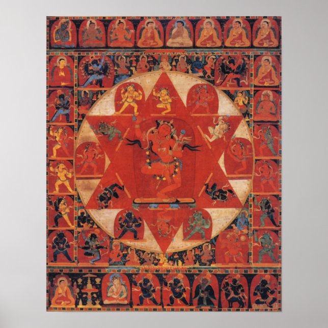 Affiches Vajravarahi Mandala (Devant)