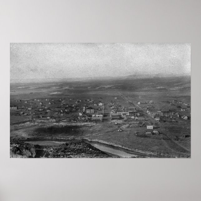 Affiches Vale, Oregon Oiseaux Vue de la ville Photographie (Devant)